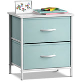 2 Drawer Display Nightstand